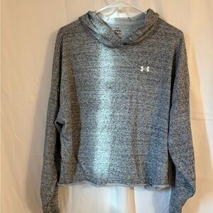 Under Armour Women's Heathered Gray Cowl Neck Sweater